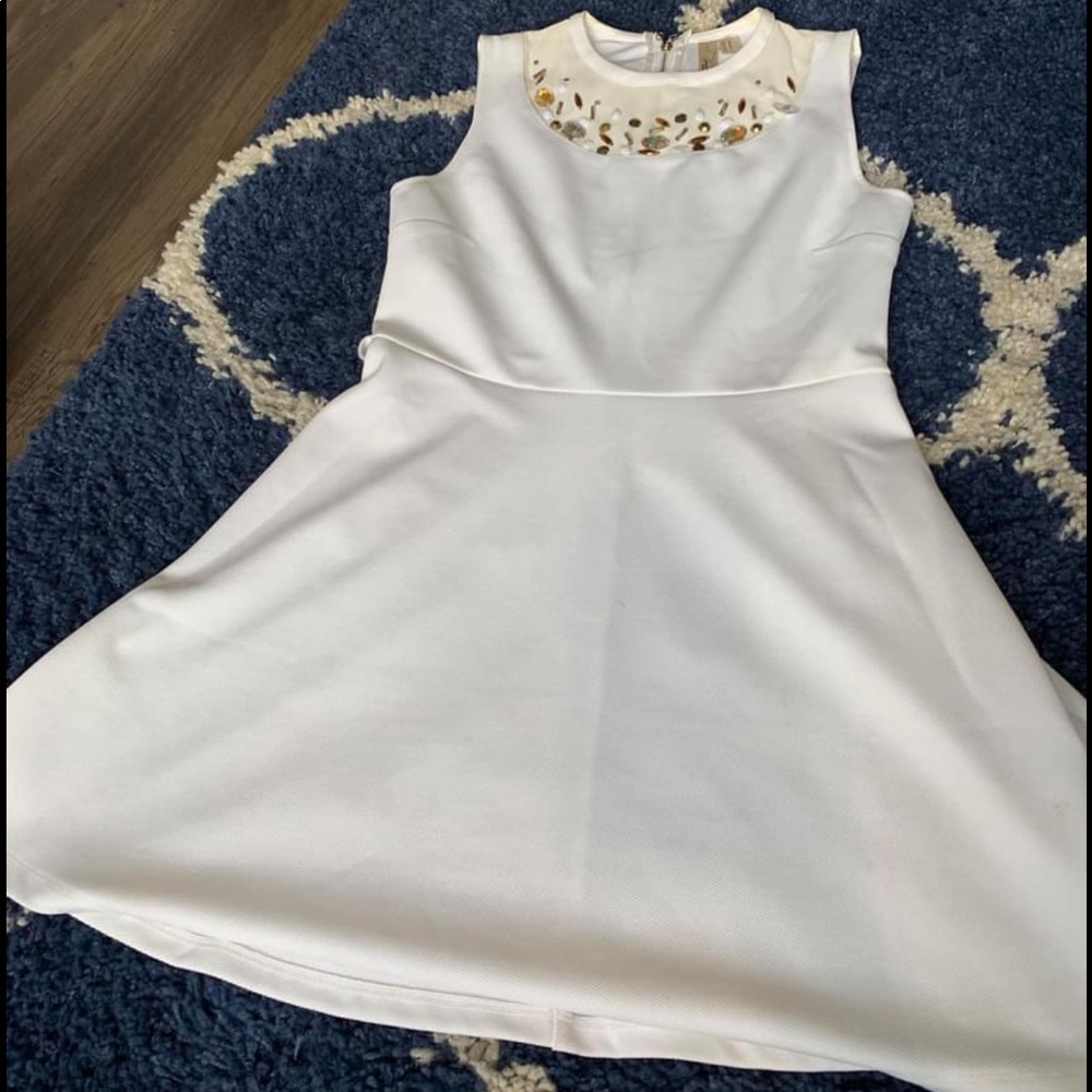 Beautiful dress with rhinestone